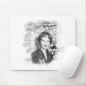 Tapis De Souris Amelia Earhart (Avec souris)