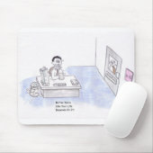 Tapis De Souris Améliorez le sourire Mousepad (Avec souris)