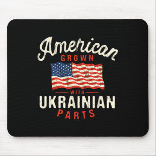 Tapis De Souris Américain Cultivé Avec Des Pièces Ukrainiennes Pat