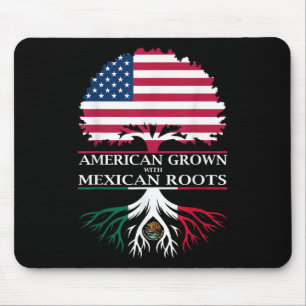 Tapis De Souris Américain cultivé avec des racines mexicaines