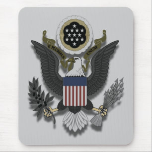 Tapis De Souris Américain Eagle E Pluribus Unum