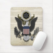 Tapis De Souris Américain Eagle sur la constitution (Avec souris)