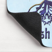 Tapis de souris américain écossais des racines (Coin)