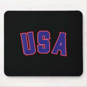 Tapis De Souris Américain patriotique 4 juillet liberté États-Unis