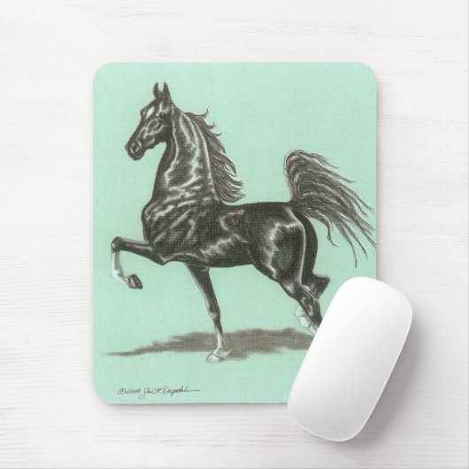 Tapis De Souris Américain Saddlebred Mousepad (Avec souris)