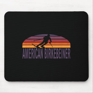 Tapis De Souris American Birkebeiner Trail Cross Country Ski Wisco