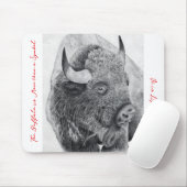 Tapis De Souris American Buffalo (Avec souris)