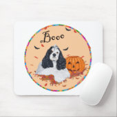 Tapis De Souris American Cocker Spaniel Halloween (Avec souris)