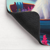 Tapis De Souris American Eskimo Dog on Paddle : Une aventure Pitto (Coin)