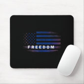 Tapis De Souris American Flag Dom (Avec souris)