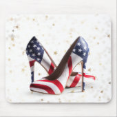 Tapis De Souris American Flag High Heel Shoes (Devant)