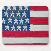 Tapis De Souris American Flag Painted On Wooden Pallet (Devant)