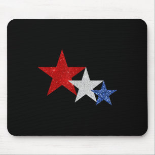 Tapis De Souris American Flag Stars 4 juillet Tee - Memorial Day