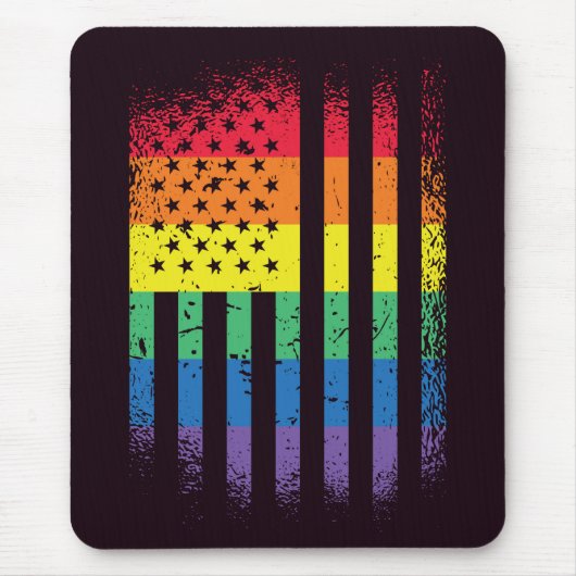 Tapis De Souris American Pride Grunge (Devant)