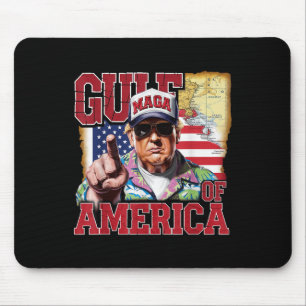 Tapis De Souris Amérique du Golfe des États-Unis Salutation Trump