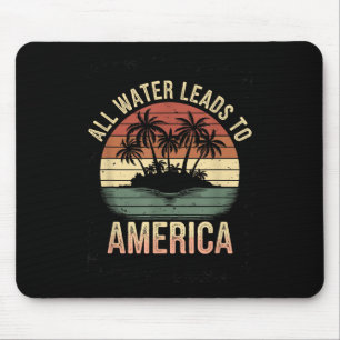 Tapis De Souris Amérique du Golfe Humour Trump Patriotique 2025
