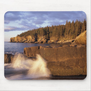 Tapis De Souris Amérique du Nord, États-Unis, ME, La côte rocheuse