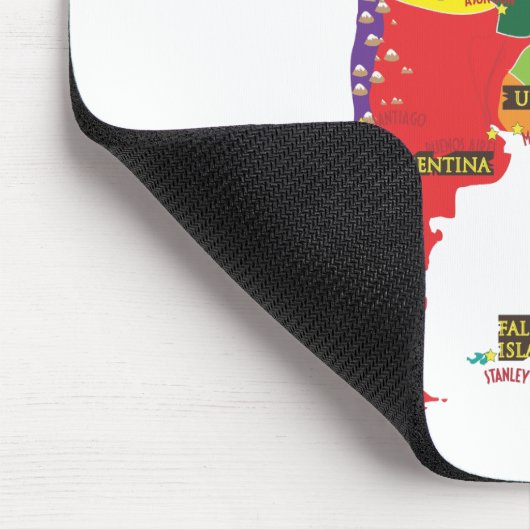Tapis De Souris Amérique du Sud (Coin)