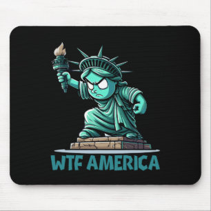 Tapis De Souris Amérique Du Sud Anti-Trump Politique Et Démocratie