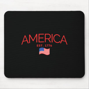 Tapis De Souris Amérique Est. 1776 250e Anniversaire Hauts, T-shir