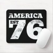 Tapis De Souris Amérique Est 1776 Patriotique (Avec souris)