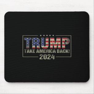 Tapis De Souris Amérique Retour Drapeau américain Trump 2024 Homme