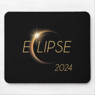 Tapis De Souris Amérique Totalité 04 08 24 Total Éclipse Solaire 2