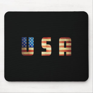 Tapis De Souris Amérique USA Drapeau américain Patriotique 4 juill