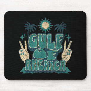 Tapis De Souris Amériques Golfe Trump Mexique Américain Président