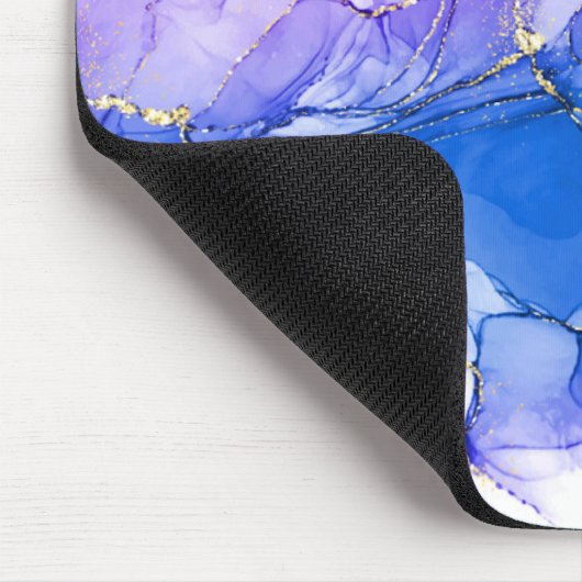 Tapis De Souris Amethyst bleu Amethyst Parties scintillant or pers (Coin)