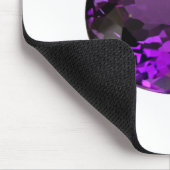 Tapis De Souris Amethyst Gemstone (Coin)