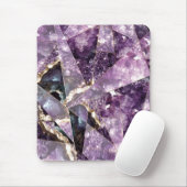 Tapis De Souris Améthyste Crystal Moderne Élégant (Avec souris)