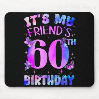 Tapis De Souris Amis 60e Anniversaire Papillon Joyeux 60 Ans