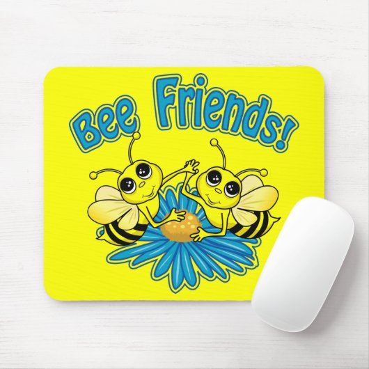 Tapis De Souris Amis des abeilles (Avec souris)
