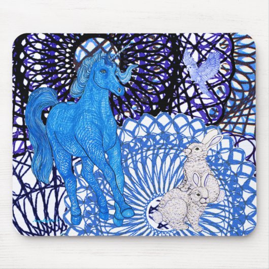Tapis De Souris Amis Licorne (Devant)