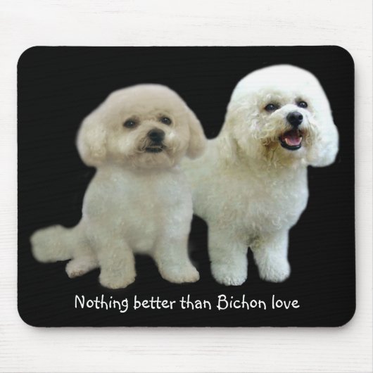 Tapis De Souris Amis Mousepad de Bichon (Devant)