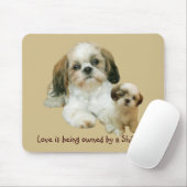 Tapis De Souris Amis Mousepad de Shih Tzu (Avec souris)