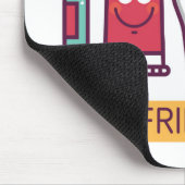 Tapis De Souris Amis oraux de soin de bande dessinée (Coin)