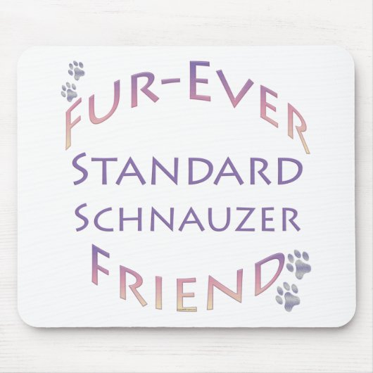 Tapis De Souris Amis Schnauzer Furever (Devant)