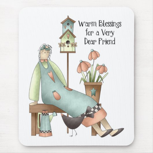 Tapis De Souris Amitié Mousepad (Devant)