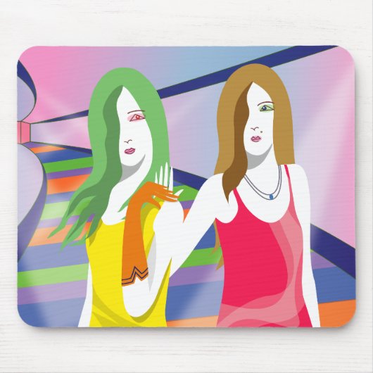 Tapis De Souris Amitié Mousepad (Devant)