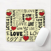 Tapis De Souris Amour (Avec souris)