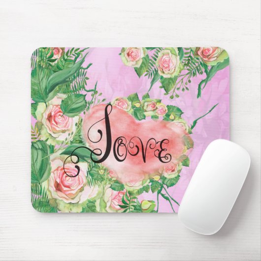 Tapis De Souris Amour (Avec souris)