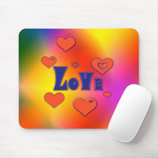 Tapis De Souris Amour (Avec souris)