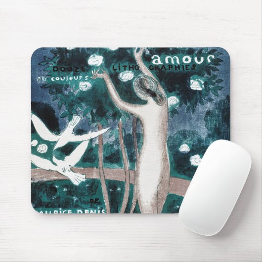 Tapis De Souris Amour (Amour), Maurice Denis (Avec souris)