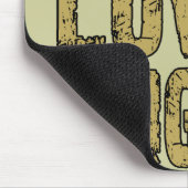 Tapis De Souris Amour Bigfoot de paix (Coin)