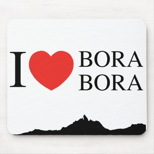 Tapis De Souris AMOUR BORA BORA de Mousepad I (Devant)