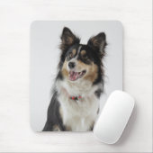 Tapis De Souris Amour Bordure Collie Chien Chien Chien Mousepad (Avec souris)
