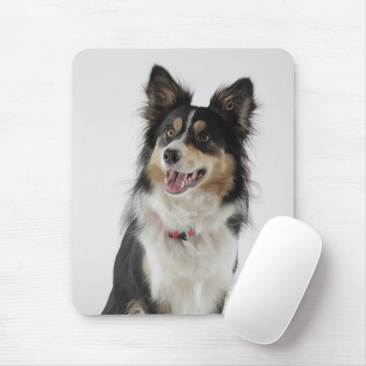 Tapis De Souris Amour Bordure Collie Chien Chien Chien Mousepad (Avec souris)