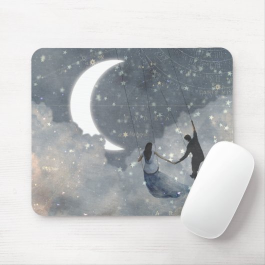 Tapis De Souris Amour céleste (Avec souris)